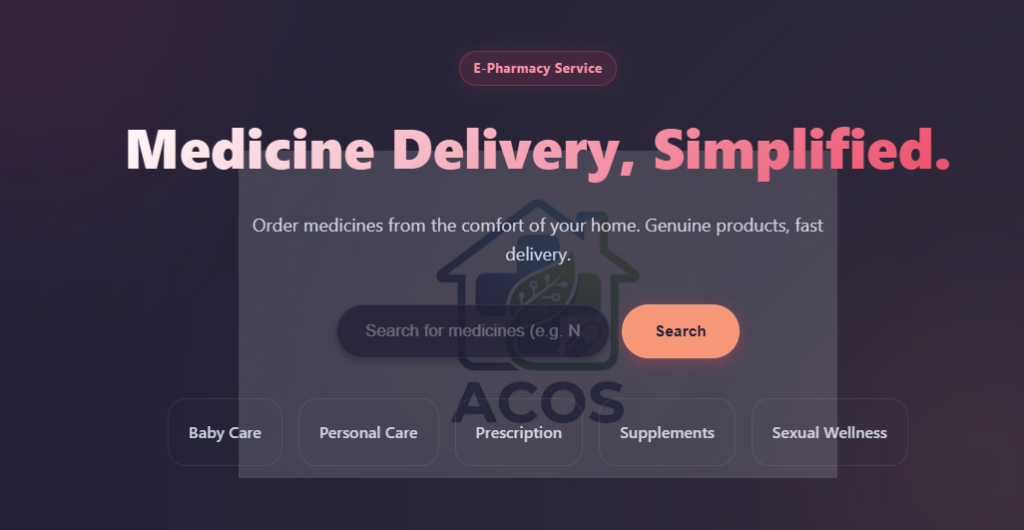 ACOS E-Pharmacy